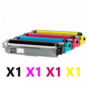 4 Pack Compatible Brother TN-240 Toner Cartridge (1BK,1C,1M,1Y)