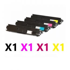 4 Pack Compatible Brother TN-348 High Yield Yellow Toner Cartridge (1BK,1C,1M,1Y)