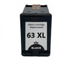 Compatible HP 63XL Black High Yield Ink Cartridge (F6U64AA) – 480 Pages.