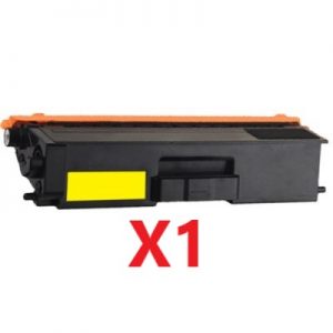 Compatible Brother TN-346Y Yellow High Yield Toner Cartridge – 3,500 Pages