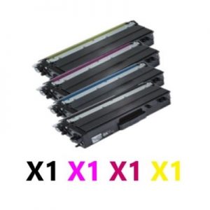 4 Pack Compatible Brother TN-443 High Yield Toner Cartridge (1BK,1C,1M,1Y)