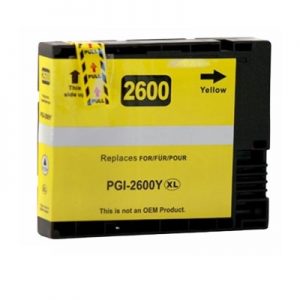 Compatible Canon PGI-2600XLY Yellow High Yield Ink Cartridge