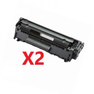 2 x Compatible Canon CART-303 Black Toner Cartridge – 2,000 Pages