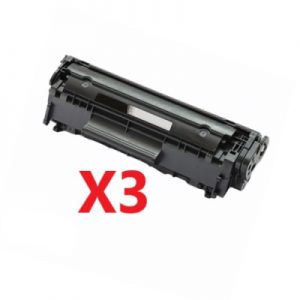 3 x Compatible Canon CART-303 Black Toner Cartridge – 2,000 Pages