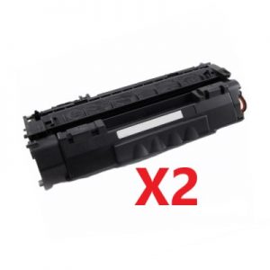 2 x Compatible Canon CART-308 Black Toner Cartridge – 2,500 Pages