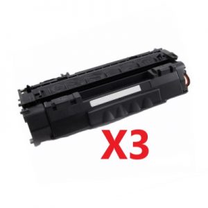 3 x Compatible Canon CART-308 Black Toner Cartridge – 2,500 Pages