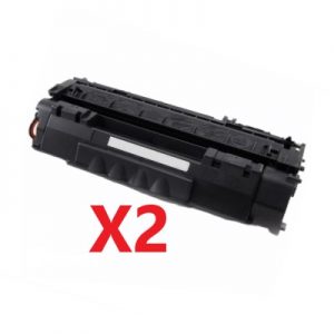 2 x Compatible Canon CART-308II High Yield Black Toner Cartridge – 6,000 Pages