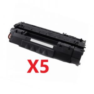 5 x Compatible Canon CART-308II High Yield Black Toner Cartridge – 6,000 Pages