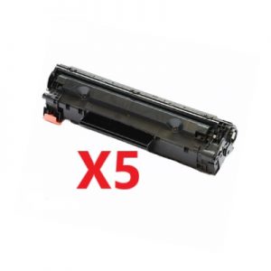 5 x Compatible Canon CART-312 Black Toner Cartridge – 1,500 Pages