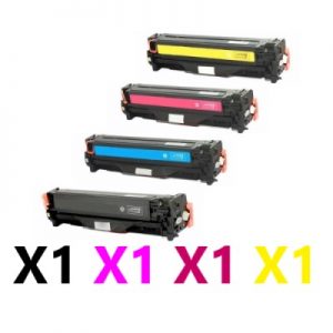 4 Pack Compatible Canon CART-318 Toner Cartridge (1BK,1C,1M,1Y)