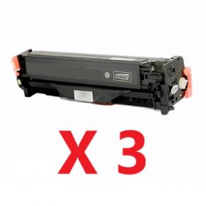 3 x Compatible Canon CART-318BK Black Toner Cartridge – 3,100 Pages.