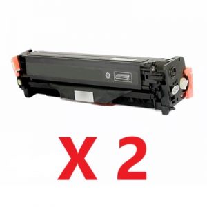 2 x Compatible Canon CART-318BK Black Toner Cartridge – 3,100 Pages.