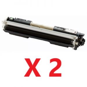 2 x Compatible Canon CART-329BK Black Toner Cartridge – 1,200 Pages.