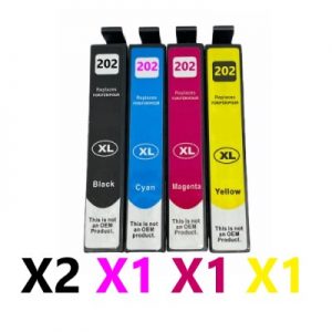 5 Pack Compatible Epson 288XL  High Yield Ink Cartridge (2BK,1C,1M,1Y)