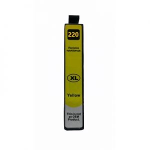 Compatible Epson 220XL Yellow High Yield Ink Cartridge