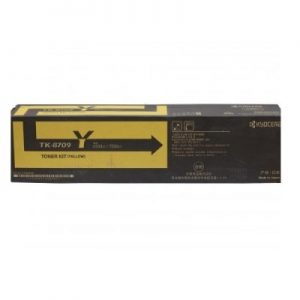 Genuine Kyocera TK-8709Y Yellow Toner Cartridge – 30,000 Pages