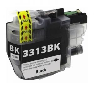 Compatible Brother LC-3313BK Black High Yield Ink Cartridge – 400 Pages