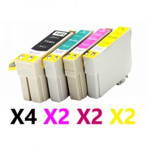 10 Pack Compatible Epson 140 Extra High Yield Ink Cartridge (4BK,2C,2M,2Y)