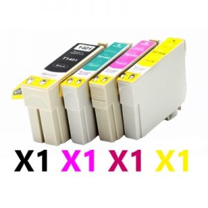 4 Pack Compatible Epson 140 Extra High Yield Ink Cartridge (1BK,1C,1M,1Y)