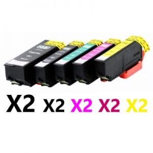 10 Pack Compatible Epson 273XL High Yield Ink Cartridge (2BK,2C,2M,2Y,2PB)