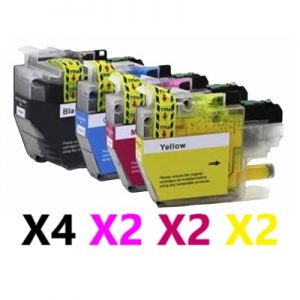 10 Pack Compatible Brother LC-3329XL High Yield Ink Cartridge (4BK,2C,2M,2Y)