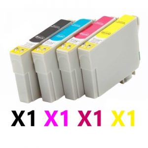 4 Pack Compatible Epson 133 Ink Cartridge (1BK,1C,1M,1Y)