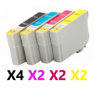 10 Pack Compatible Epson 138 High Yield Ink Cartridge (4BK,2C,2M,2Y)