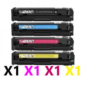 4 Pack Compatible HP 416X High Yield Toner Cartridge (1BK,1C,1M,1Y)