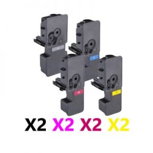 8 Pack Compatible Kyocera TK-5234 Toner Cartridge (2BK,2C,2M,2Y)