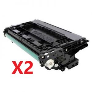 2 x Compatible HP CF237A (37A) Black Toner Cartridge – 11,000 Pages