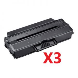 3 x Compatible Samsung MLT- D103L High Yield Black Toner Cartridge – 2,500 Pages.