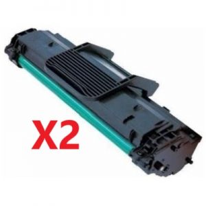 2 x Compatible Samsung MLT- D108H High Yield Black Toner Cartridge – 3,000 Pages.