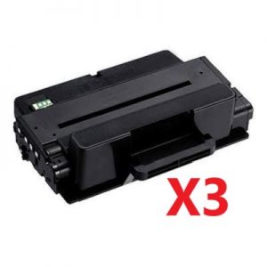 3 x Compatible Samsung MLT-D205L Black Toner Cartridge – 5,000 Pages