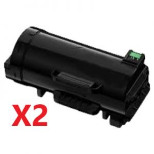 2 x Compatible Fuji Xerox CT203366 High Yield Black Toner Cartridge – 24,300 Pages