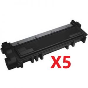 5 x Compatible Dell E310/E514/E515 Black Toner Cartridge – 2,600 Pages