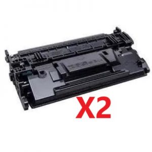 2 x Compatible HP CF287A (87A) Black Toner Cartridge – 9,000 Pages