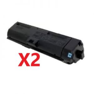 2 x Compatible Kyocera TK-1184 Black Toner Cartridge 3,000 Pages