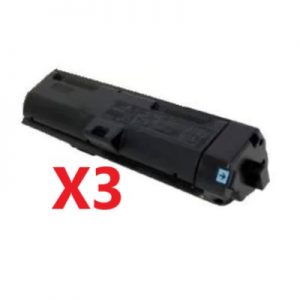 3 x Compatible Kyocera TK-1184 Black Toner Cartridge 3,000 Pages