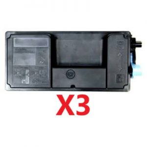 3 x Compatible Kyocera TK-3134 Black Toner Cartridge 25,000 Pages