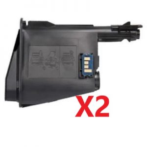 2 x Compatible Kyocera TK-1119 Black Toner Cartridge 1,600 Pages