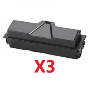 3 x Compatible Kyocera TK-1134 Black Toner Cartridge 3,200 Pages