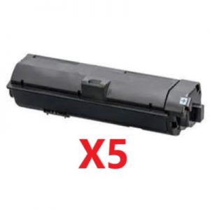 5 x Compatible Kyocera TK-1154 Black Toner Cartridge 3,000 Pages