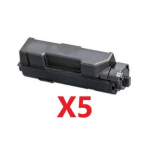 5 x Compatible Kyocera TK-1164 Black Toner Cartridge 7,200 Pages