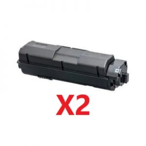 2 x Compatible Kyocera TK-1174 Black Toner Cartridge 7,200 Pages