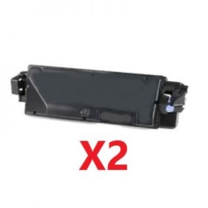 2 x Compatible Kyocera TK-5164K Black Toner Cartridge – 16,000 Pages