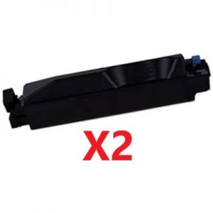 2 x Compatible Kyocera TK-5284K Black Toner Cartridge -13,000 Pages