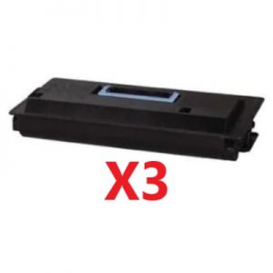 3 x Compatible Kyocera TK-715 Black Toner Cartridge 34,000 Pages