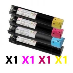 4 Pack Compatible Dell C5130CDN Toner Cartridge (1BK,1C,1M,1Y)