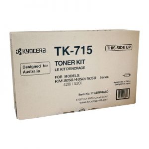 Genuine Kyocera TK-715 Black Toner Cartridge 34,000 Pages