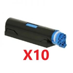 10 x Compatible Oki 44574703 Black Toner Cartridge – 4,000 Pages